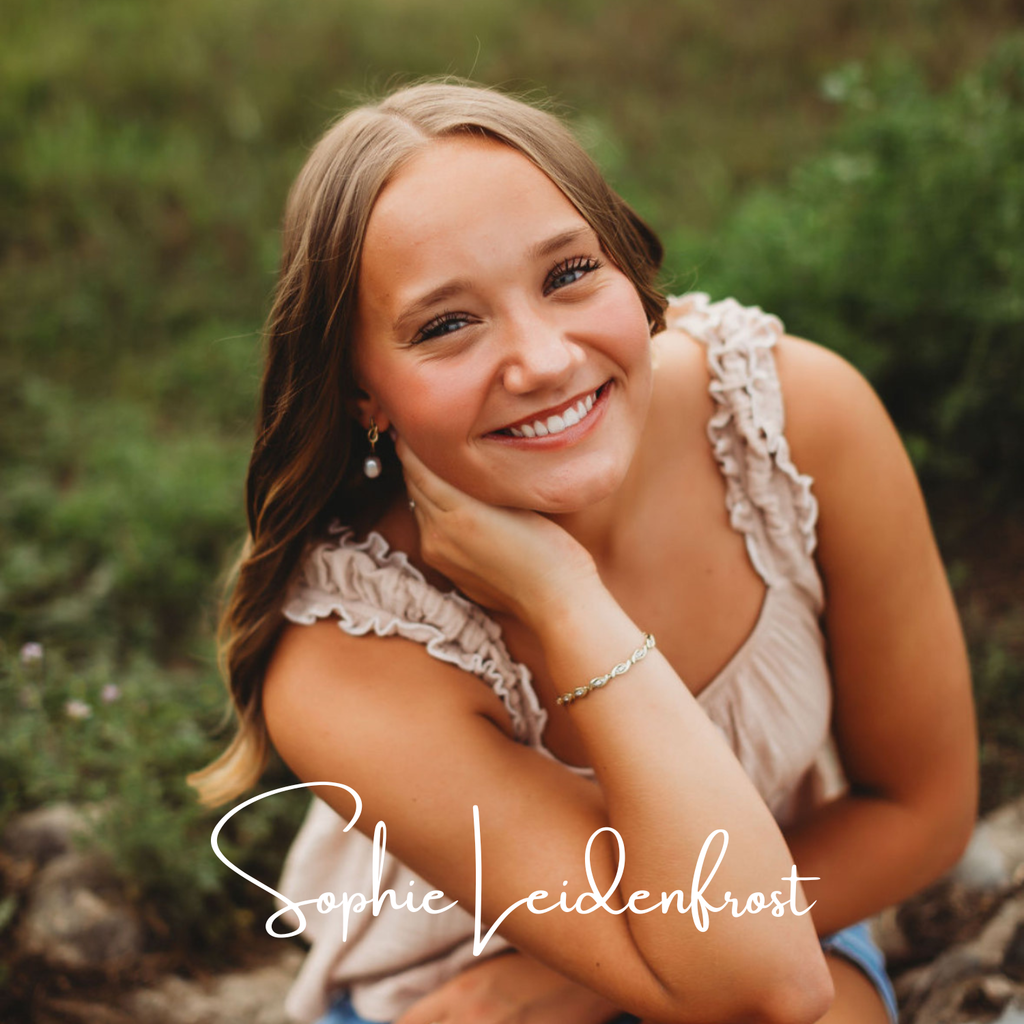 Sophie Leidenfrost smiling at camera