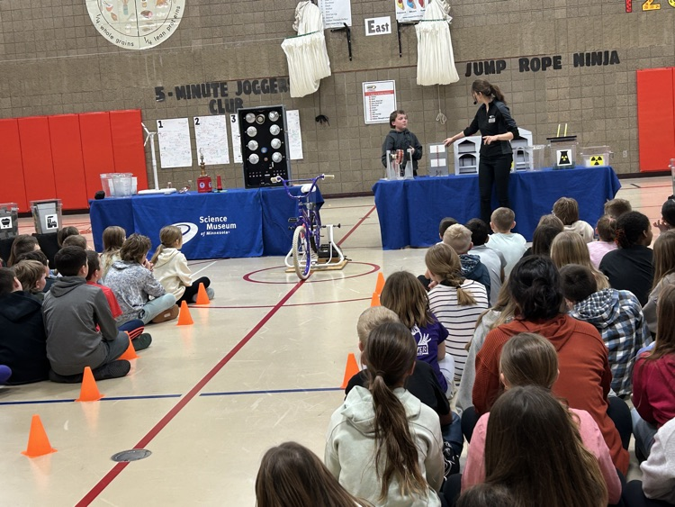 students in front of group 