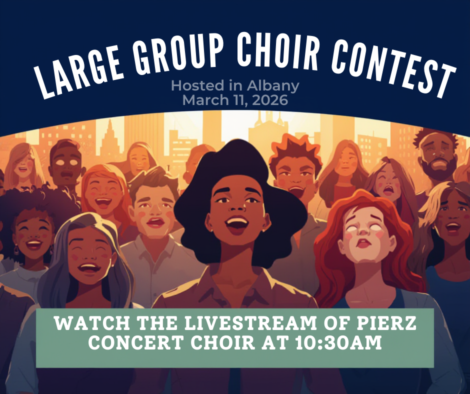 Large Group Choir Contest flyer