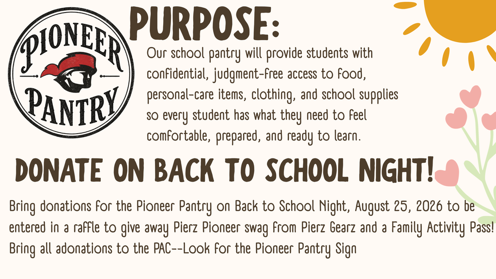 Pioneer Pantry announcement