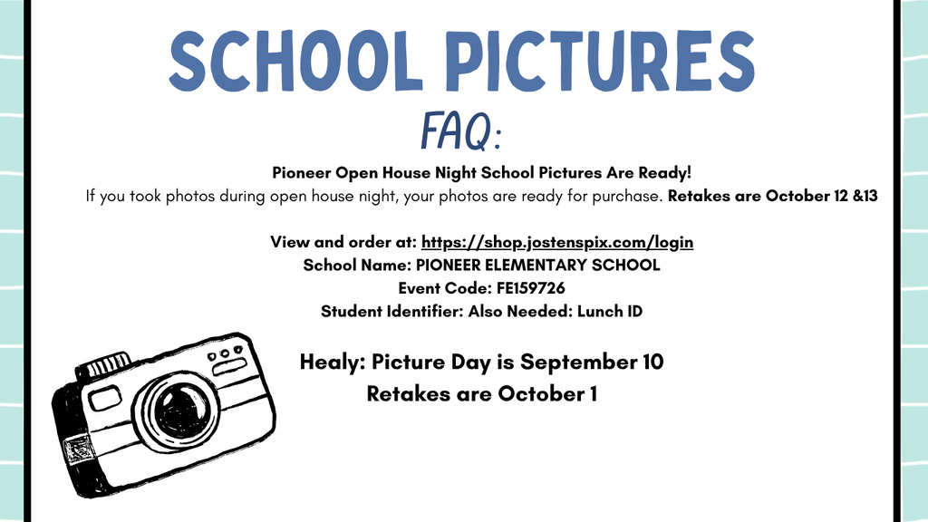 Picture day information