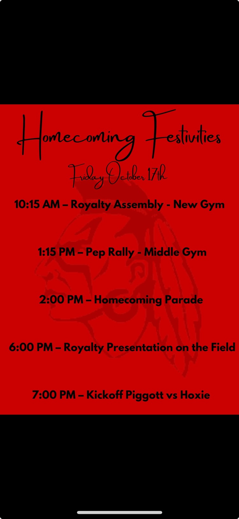 Homecoming Activities!