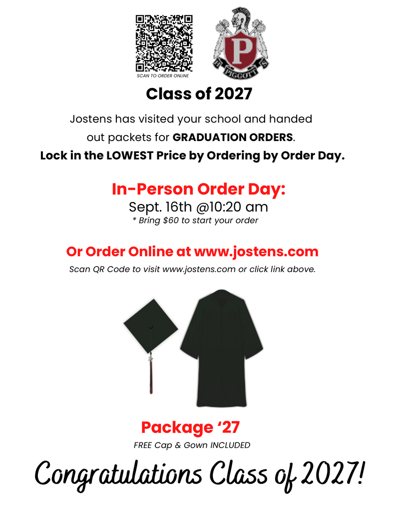 PHS - Graduation Order Information