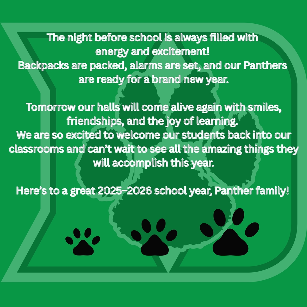 Flyer for first day of school