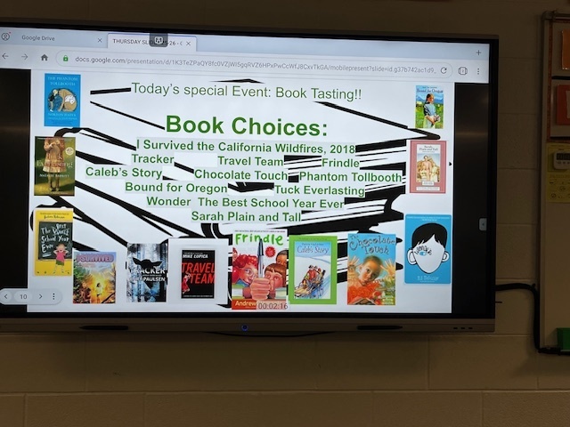 Students reading a book