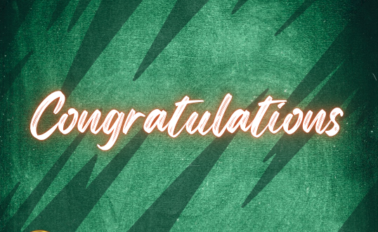 Congratulations