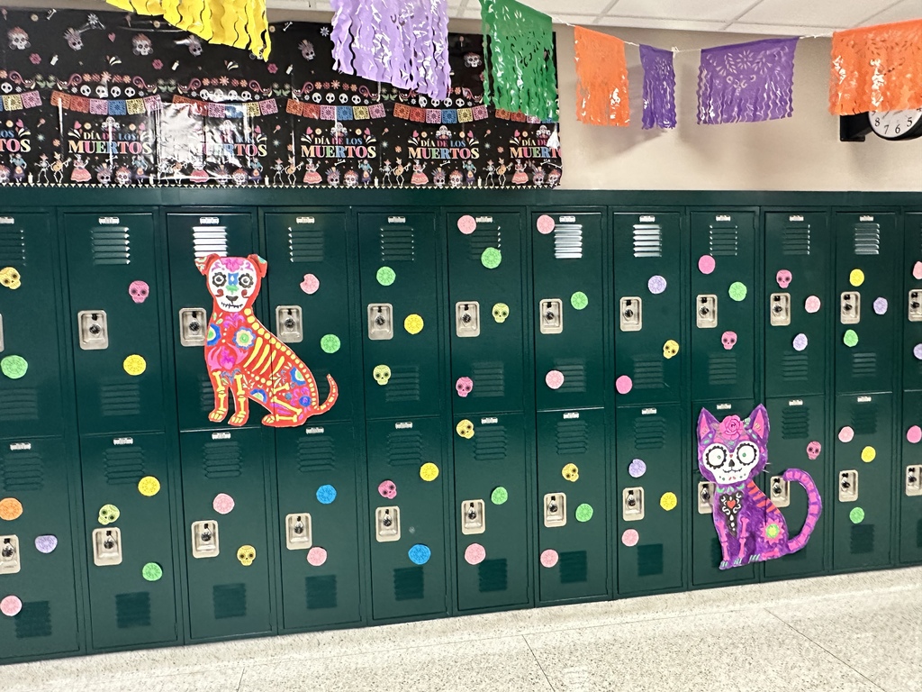decorated hallways for homecoming