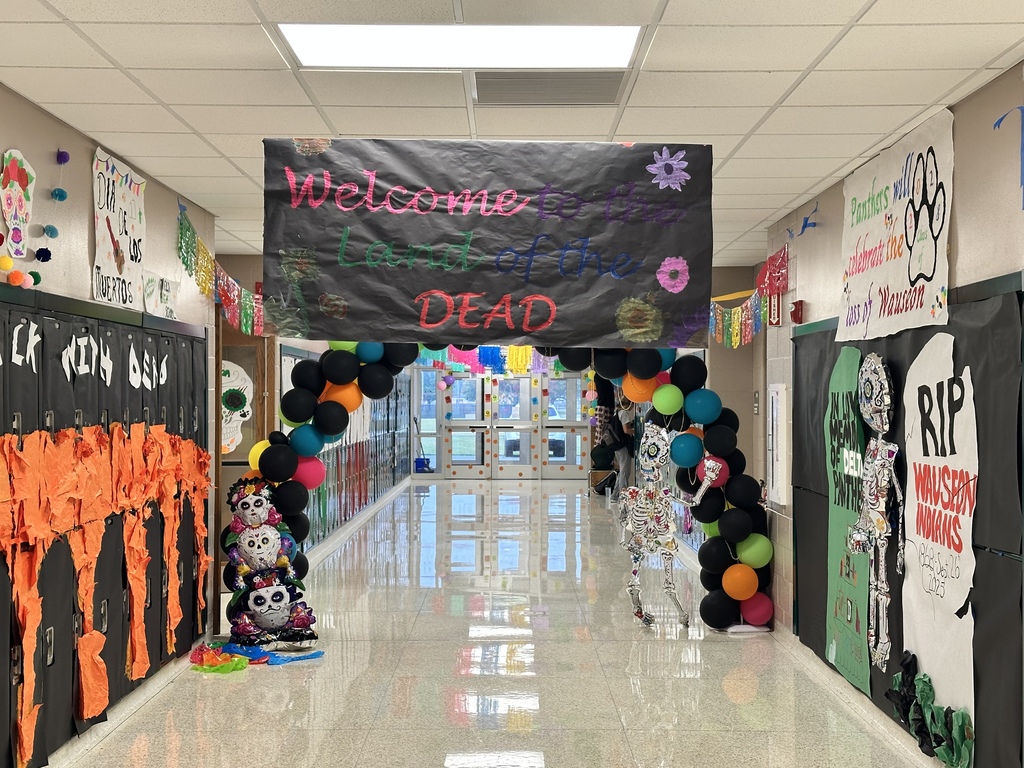 decorated hallways for homecoming