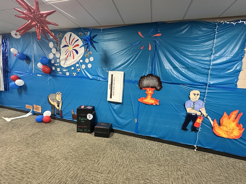 decorated hallways for homecoming