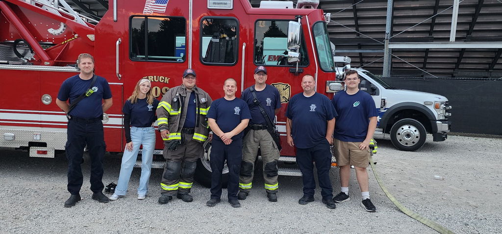 group photo of fire and ems workers