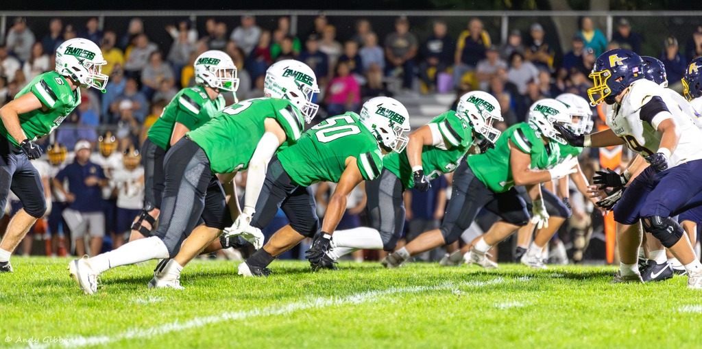Football players on the field
