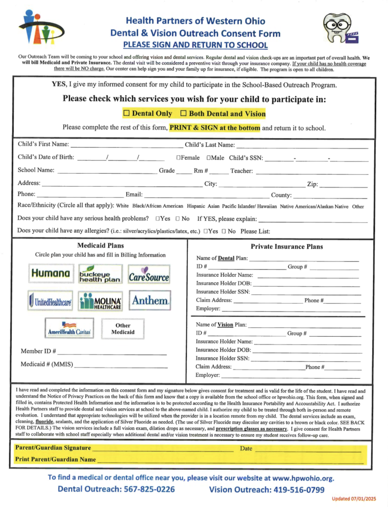 consent form