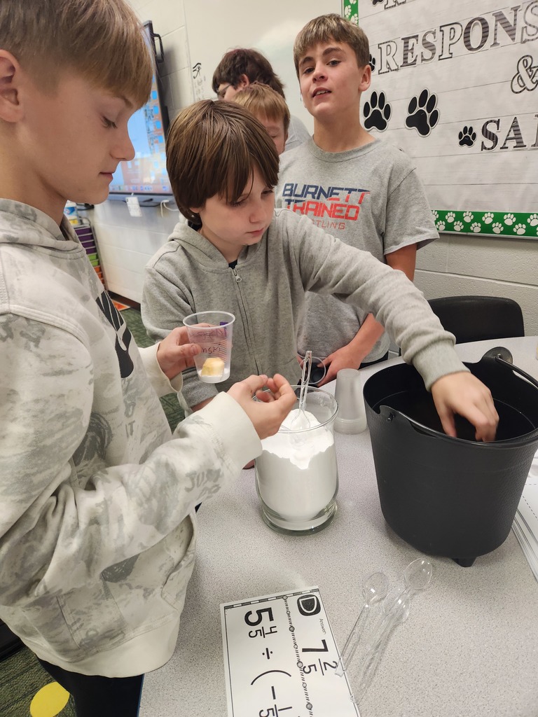 students conducting a mummy experiment