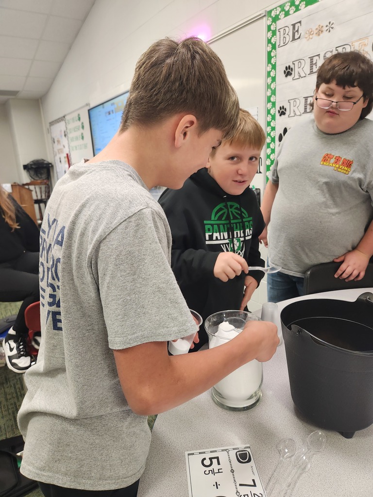 students conducting a mummy experiment
