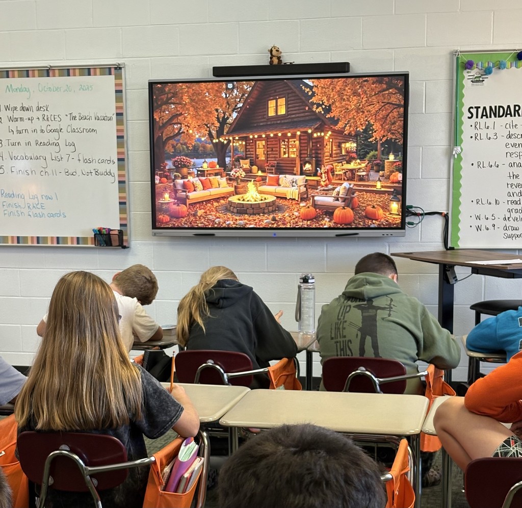 students working in a classroom