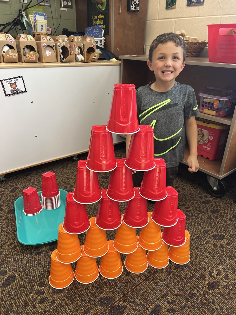 Students playing in a classroom