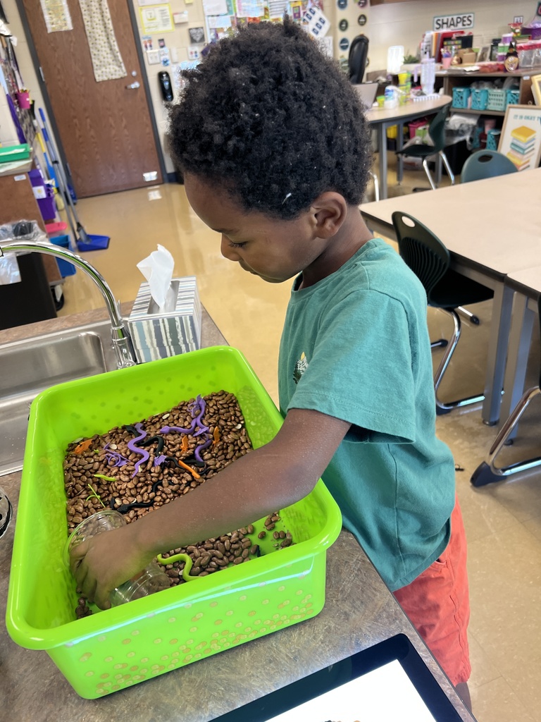 Students playing in a classroom