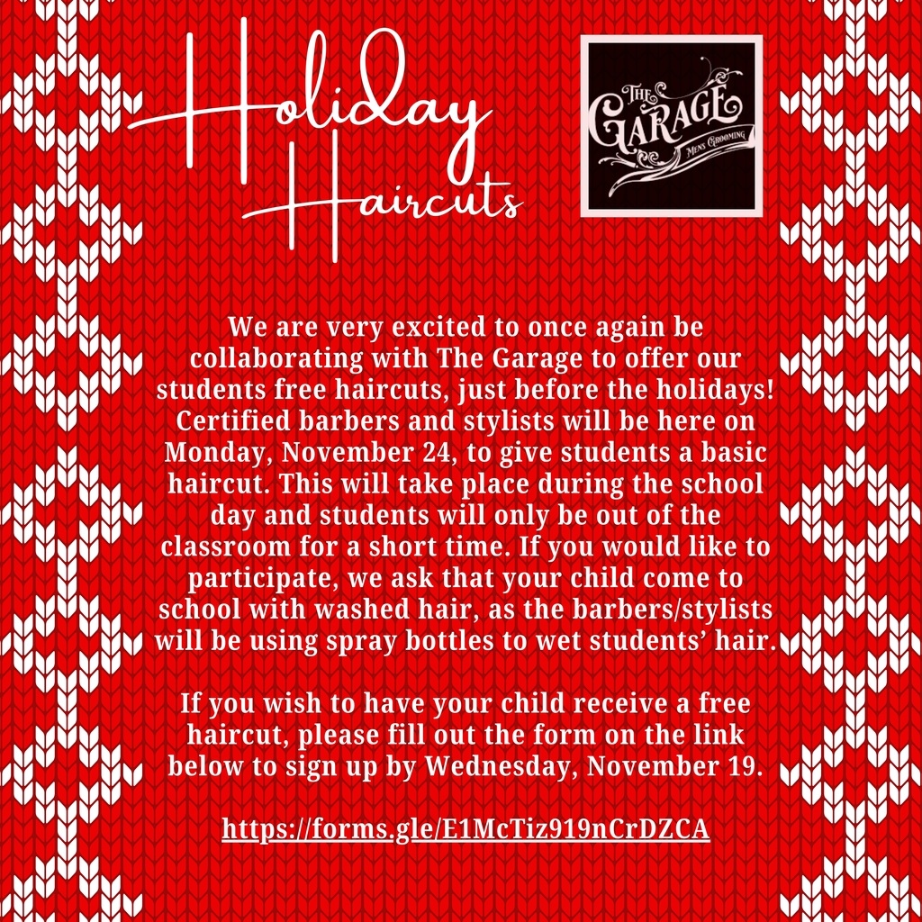 Holiday Haircuts Flyer