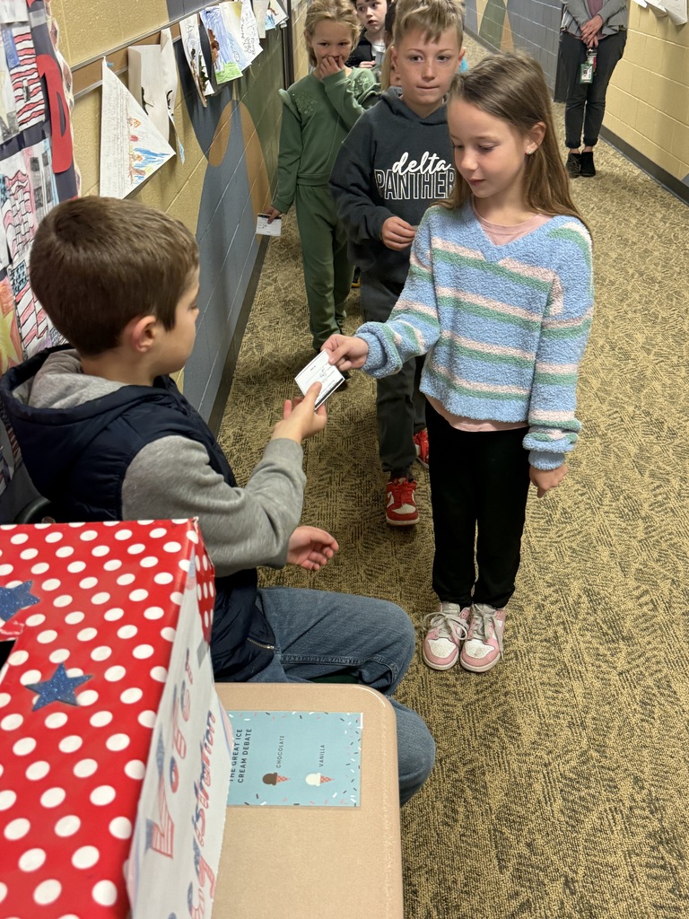 students turning in their voter registration