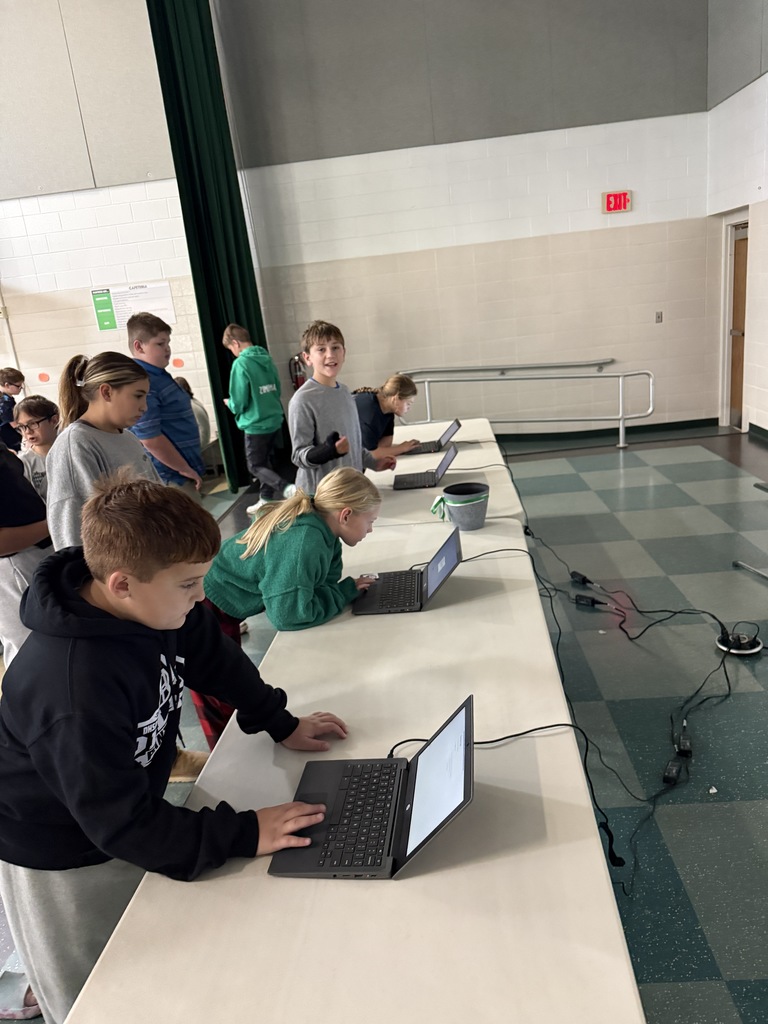 students voting in school