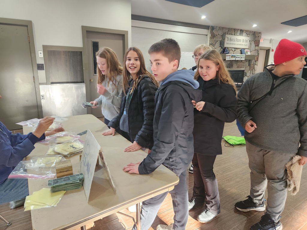 students out in the woods at camp