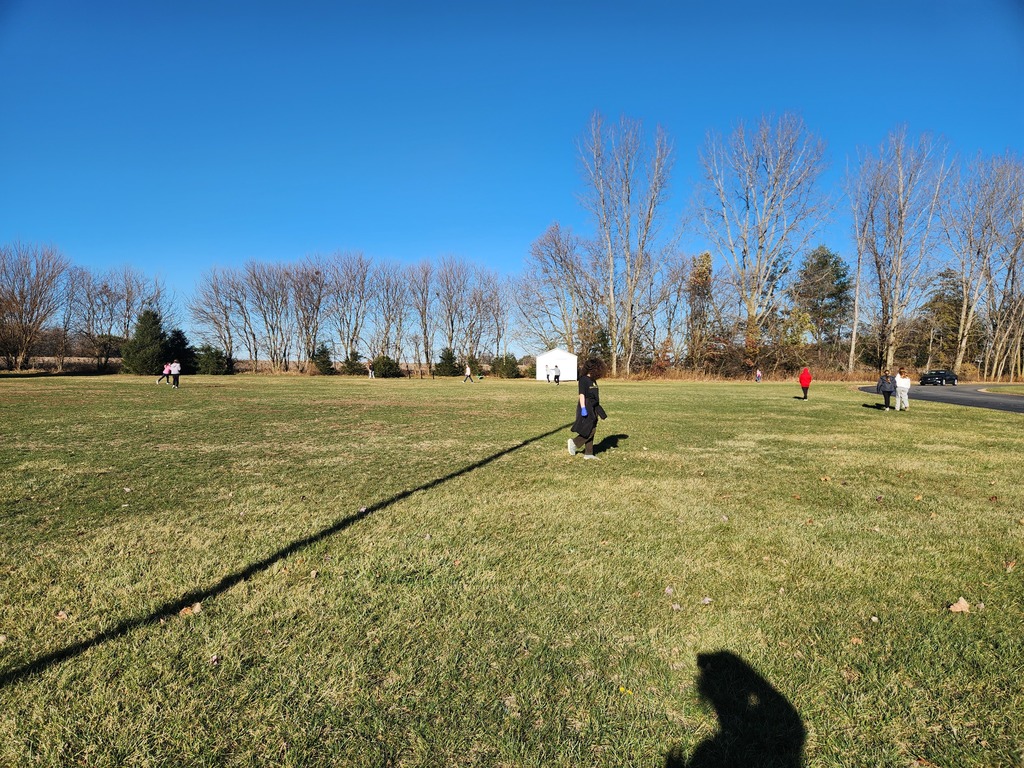 Students cleaning up the school grounds