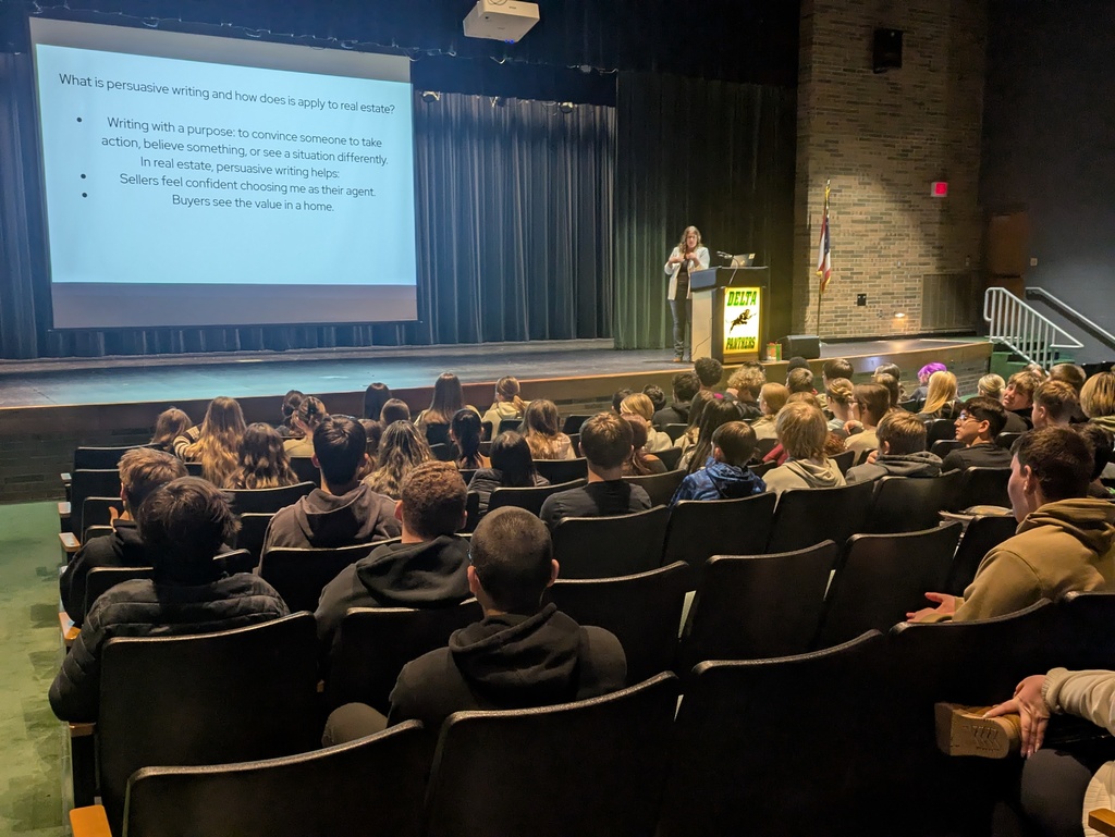 Someone presenting to a group