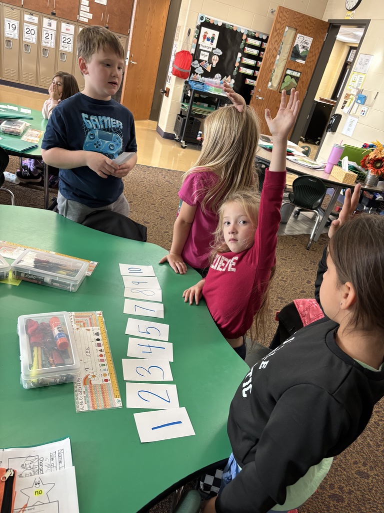 Students working in a classroom