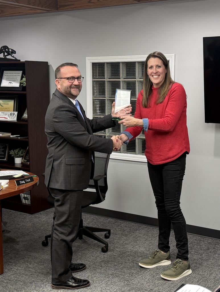 Doug For giving Jackie Chiesa an award