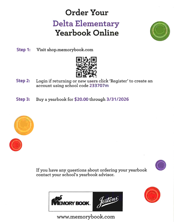 Yearbook order form