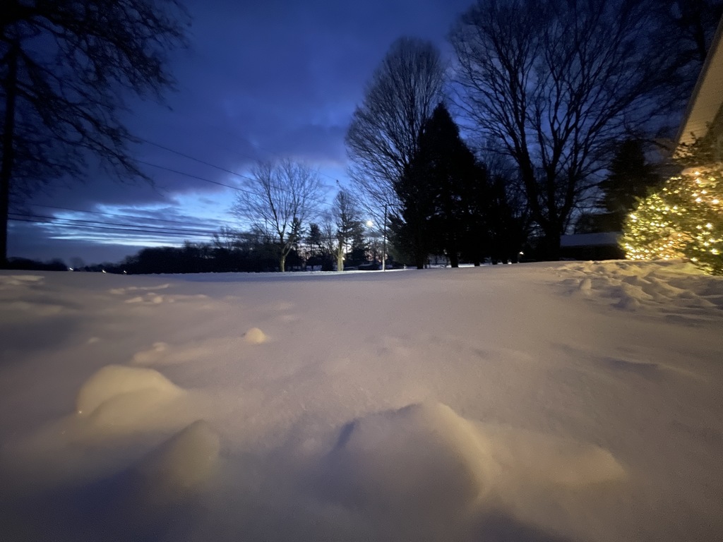 Photo of the snowy landscape