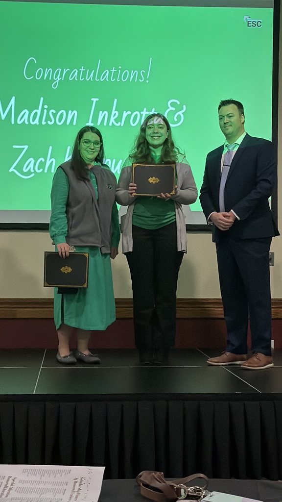 accepting the award onstage