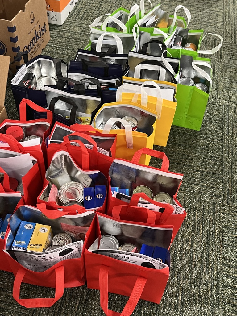 bags containing meal kits