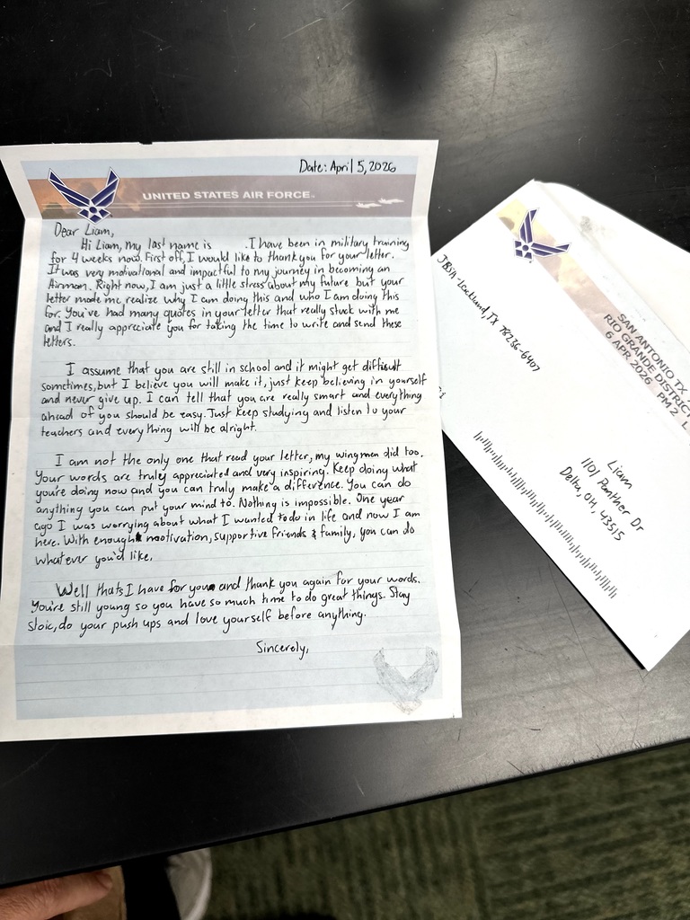 Letter from an Air Force Member