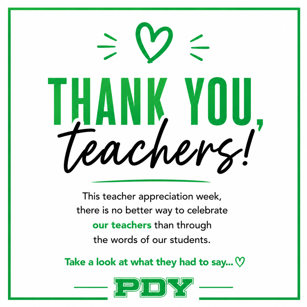 Flyer for teacher appreciation week