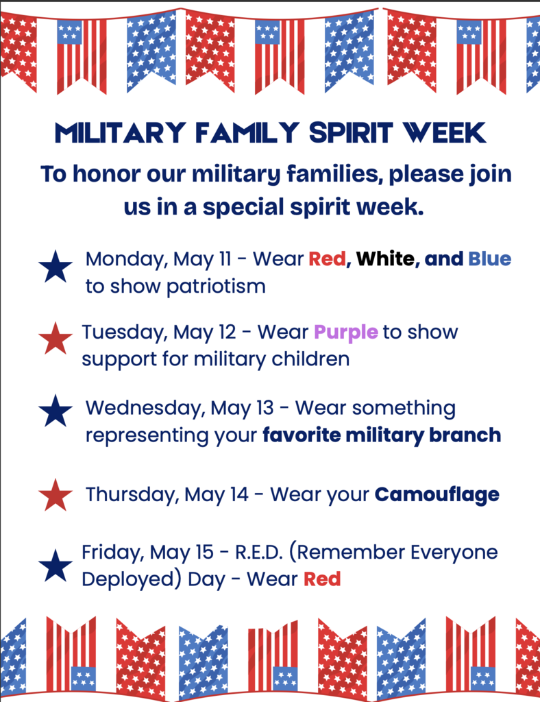 Military appreciation spirit week