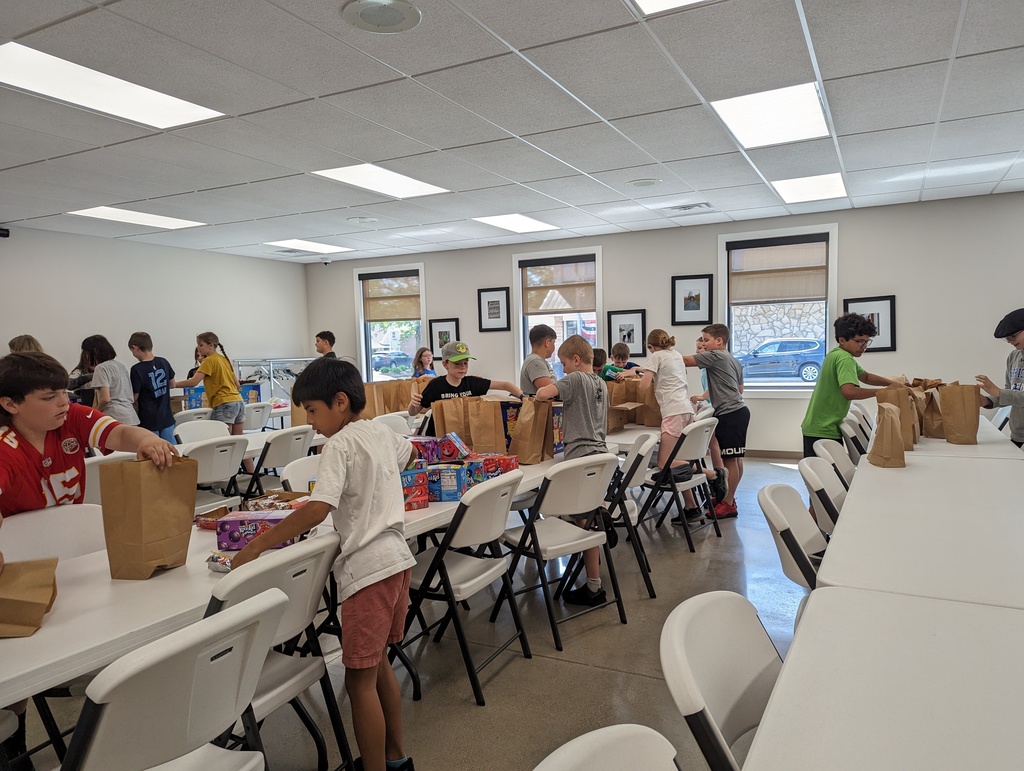students working