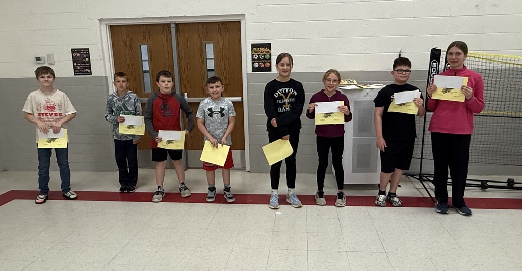 Students with their MAP testing reward