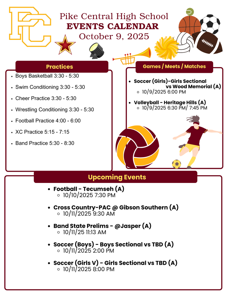 10/9 events
