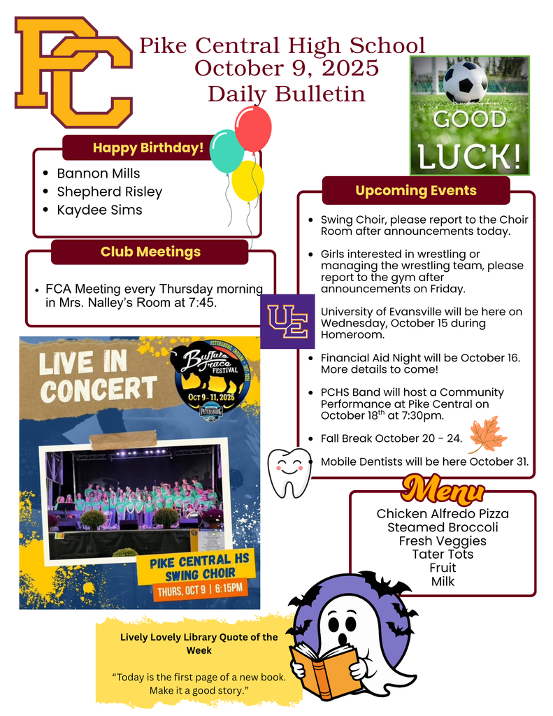 October 9, 2025 Bulletin