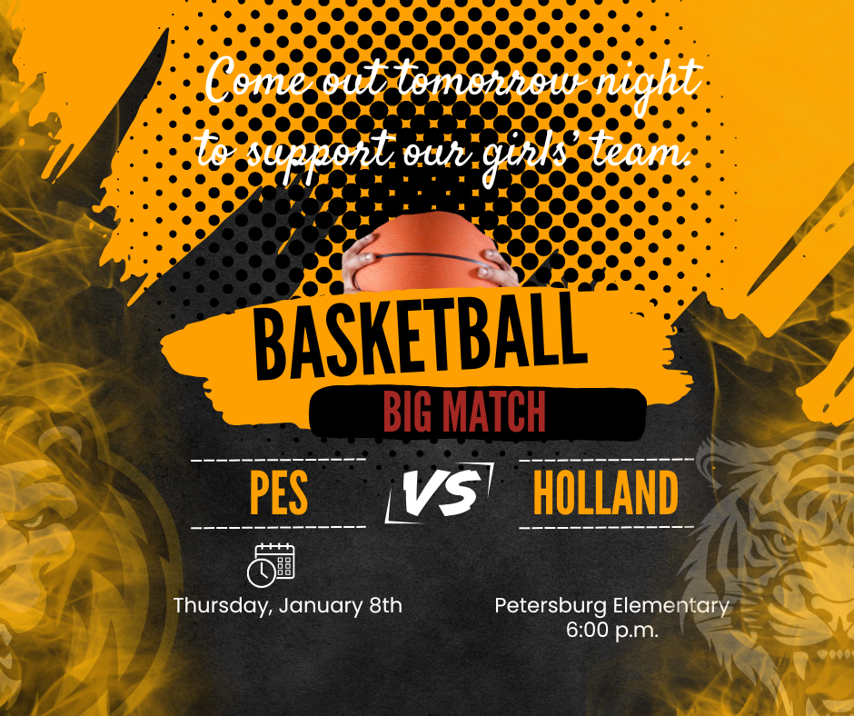 PES versus Holland @ PES- Tomorrow night at 6:00 p.m.