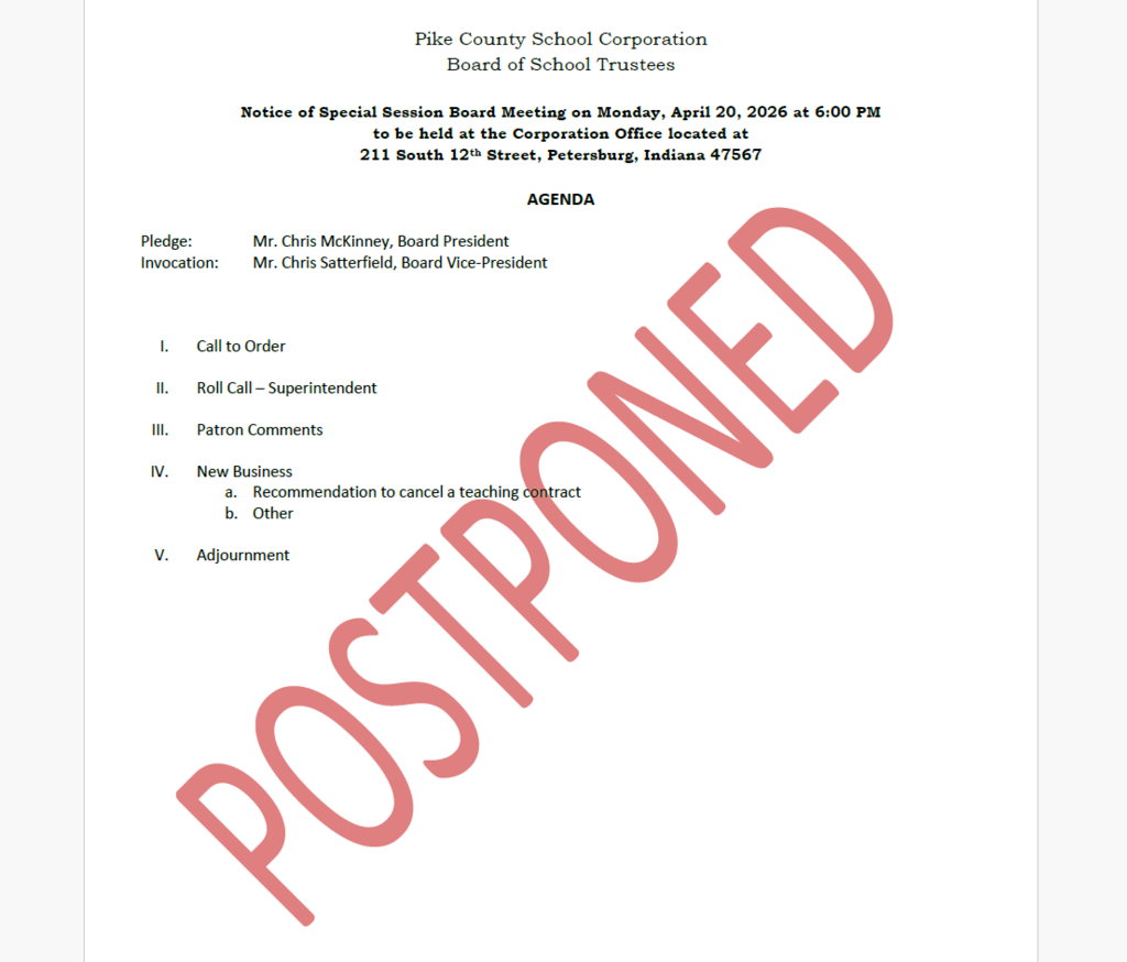 Postponed