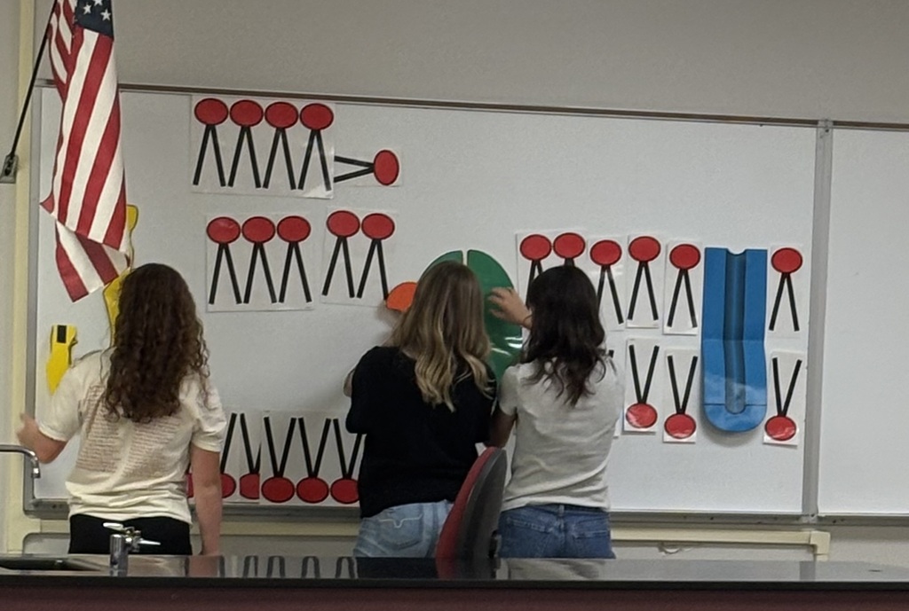 Students at board