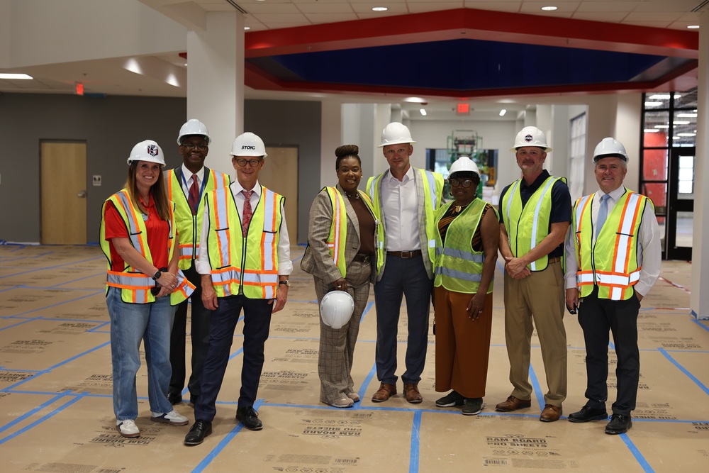 Dr.Tonya Chestnut, State Superintendent, Dr. Eric Mackey, along with the Alabama Department of Education Executive Team touring the new Pike Road High School