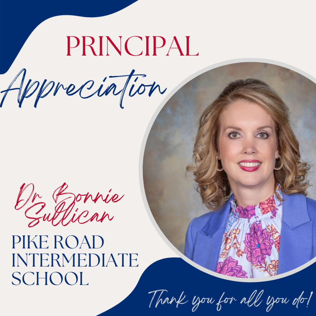 Principal Appreciation- Thank you Dr. Bonnie Sullivan!