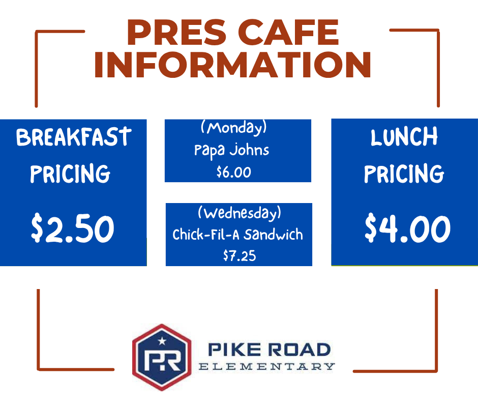 PRES Cafe Pricing