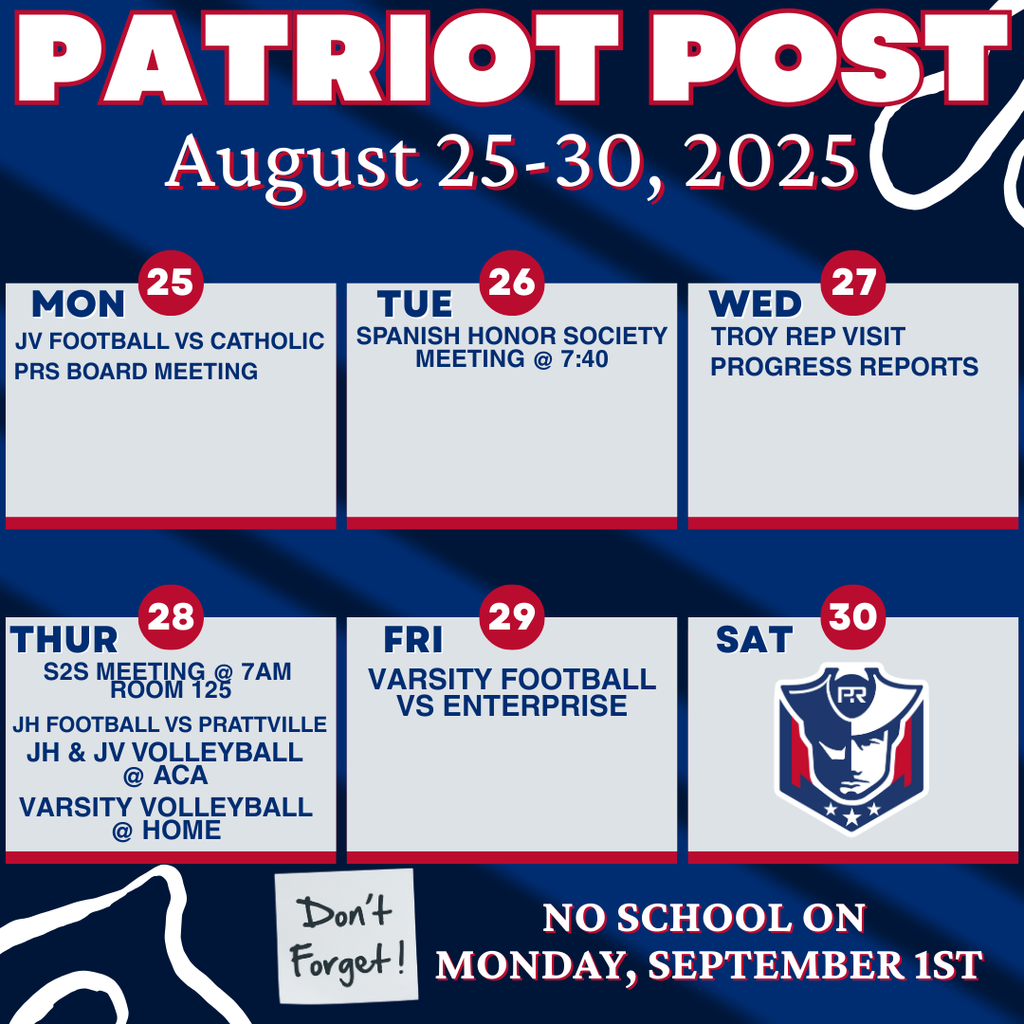 Patriot Post 8/25-8/30