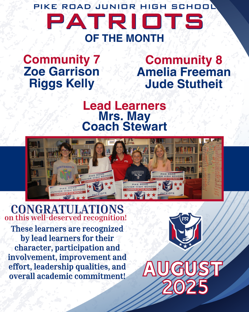 PRJHS POTM AUGUST 2025