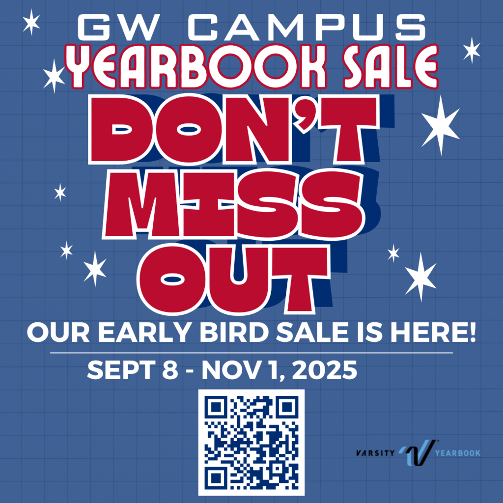 Early Bird Yearbook Sale at GW Campus