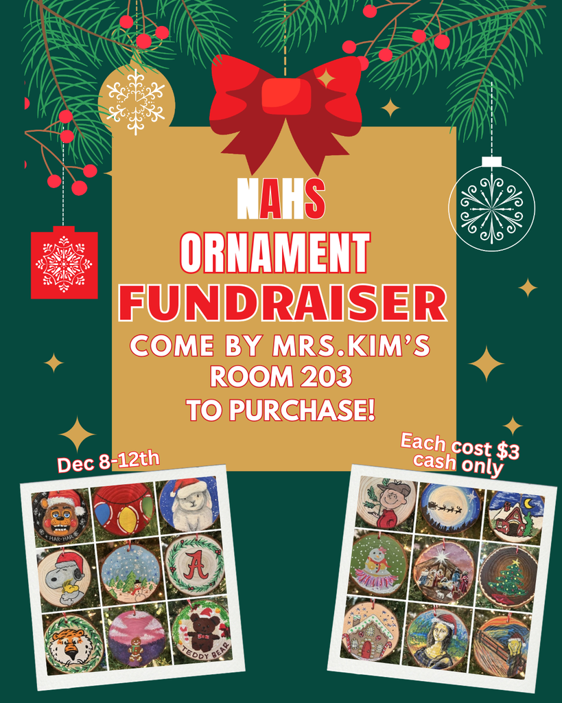 NAHS Ornament Fundraiser